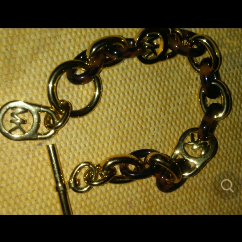 Michael Kors gold and tortoise Bracelet